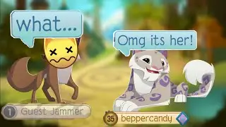 pretending RANDOM JAMMERS are FAMOUS!*COLLAB with DIMONFUZZYFOX!*  |animal jam| |ajpw collab|