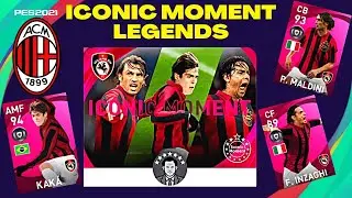 PES 2021 myClub | Iconic Moment Legends | AC Milan | KAKA, MALDINI & INZAGHI