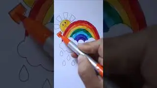 How to Draw Cloud Rainbow 