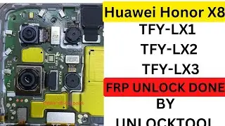 Huawei Honor X8 TFY-LX1  TFY-LX2  TFY-LX3 FRP UNLOCK DONE BY UNLOCKTOOL