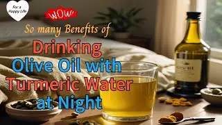 Drinking Olive Oil with Turmeric Water at Night and See What Happens to Your Body!