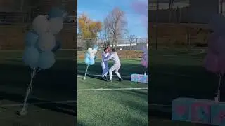 Футбольный мяч на гендер пати. Определение пола ребёнка.