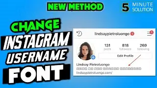 How to Change Instagram Username Font 2024 | fonts for instagram