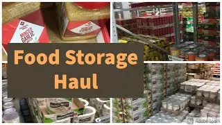 SAM'S CLUB / FOOD STORAGE HAUL -  Big Family Pantry prep