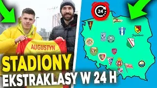ODWIEDZAM WSZYSTKIE STADIONY EKSTRAKLASY W 24 H - MAMY TO! | QESEK