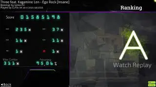 osu! 95.06% Ego Rock 4.5⭐ - 1❌