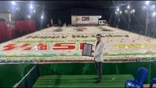 Rocking Star Yash | KGF Star | Biggest Birthday Cake | World Records India | Paavan Solanki