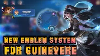 GUINEVERE BLUE LIFESTEAL BUILD | NEW EMBLEM SYSTEM SETUP FOR GUINEVERE | MOBILE LEGENDS