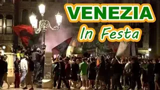 Festa Pazzesca Dei Tifosi Venezia in serie A