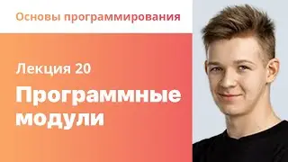 20. Программные модули. Основы программирования.