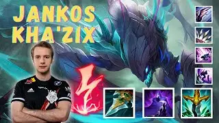 Jankos Kha'zix Jungle VS Diana Patch 11.18