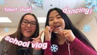 last week of school before WINTER BREAK VLOG! | secret santa, dance + test