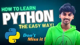 How to learn python | How to learn python the easy way | How to learn python in telugu |