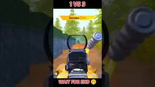 1 VS 3 😈 IN CONQUEROR LOBBY 🥴 #bgmi #shorts #pubg #pubgmobile #rankpush #conqueror