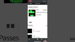 Как заделать пасс в роблокс на телефоне?!