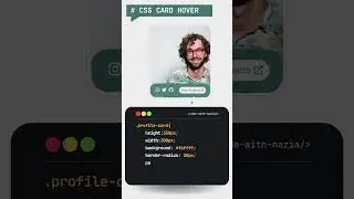 CSS profile card hover effect - For ultimate beginners