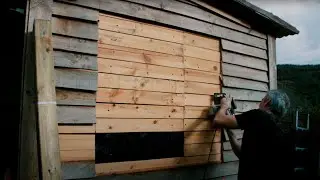 #4. Wooden House with a NEW Window!