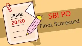 SBI PO Final Scorecard #bankpo #sbipo #sbipofinalresult #sbipo2023 #sbi #sbipofinal #bankingexams