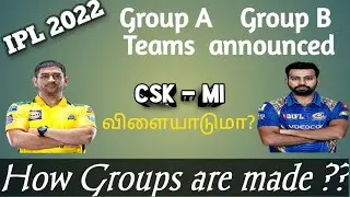 IPL 2022 Group A and Group B | IPL 2022 Start date | IPL 2022 Teams Group | Today's Encyclo | IPL