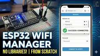 Build a Professional ESP32 WiFi Manager From Scratch (No Libraries!)