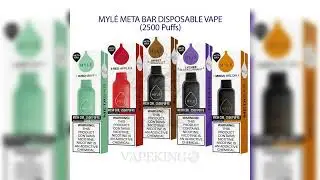 MYLÉ | META BAR | DISPOSABLE VAPE | 2500 Puffs | Dubai | 2023
