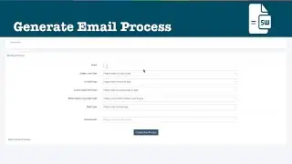Generate Email Process in SpreadsheetWeb's Designer