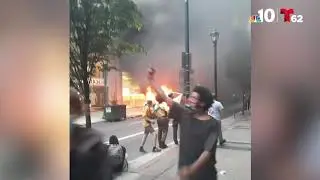 Police Cruiser Torched, Stores Looted in Center City Philadelphia | NBC10 Philadelphia