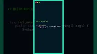 Hello World! en Java