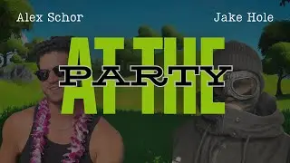 At the Party - Jake Hole and @alexschor (Official Visualizer with Lyrics) #comedy