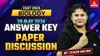 CUET Biology Answer Key 2024 🔴 29 May Live Paper Analysis | CUET Paper Solutions ✅