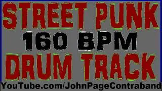 Street Punk Drum BackingTrack160 bpm Free Beat