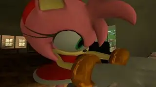 (SFM) Amy Rose Farting And Standing On The Couch