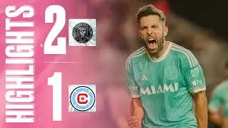 HIGHLIGHTS:  Inter Miami 2-1Chicago Fire FC | Jordi Alba and Rojas incredible goals | MLS