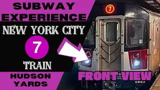 New York City Subway 7 Lcl Train (to Hudson Yards) Front View