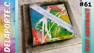 TEST / VERY EASY ABSTRACT PAINTING DEMO 😲 / Daily Challenge#61