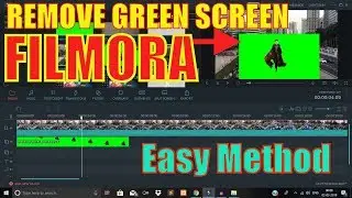How to use GREEN SCREEN effect in FILMORA |  filmora green screen tutorial | th trickz