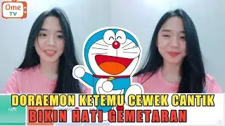 KETEMU CEWEK CANTIK LANGSUNG GEMETARAN | PRANK SUARA DORAEMON OME TV