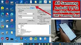 Samsung a10/10s/a20/a20s/a30/a50/a70/a02/a03 frp Bypass android 11/12 One Click UMT Avenger tool