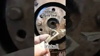 Is an IH engine seal install difficult?