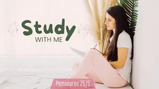 ESTUDIA CONMIGO (1,5 H) 📚 3 Pomodoros 25/5 📕 STUDY WITH ME 5-05-2024 