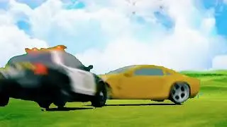 oddly satisfying video / Car crash simulation - car