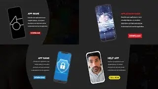 Minimalistic App Presentation with Phone Graphics | MoGRT Template