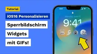 [iOS 16] Wie kann man Sperrbildschirm-Widgets mit GIFs personalisieren? - Tutorial - Lively Widget