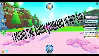 So I found The Admin Command In 😱Pet Sim X😱