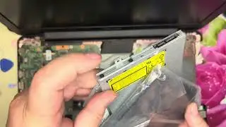 ASUS X555L. Разбор. Чистка. Замена диска