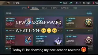 Shadow Fight 4 Arena new season rewards