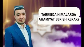 TARKIBDAGI MUHIM QOIDALAR