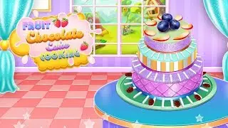 Fruit Chocolate Cake Cooking