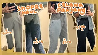 Shopee Haul kulot ~ boyfriend jeans high waist dibawah 100RB✨