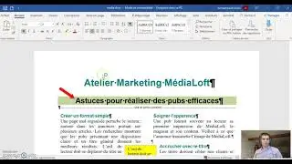 Word Créer un fichier PDF